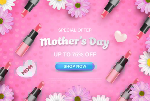 Special Offer Mother's Day Background vector