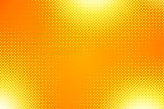 Orange Halftone Gradient Background vector