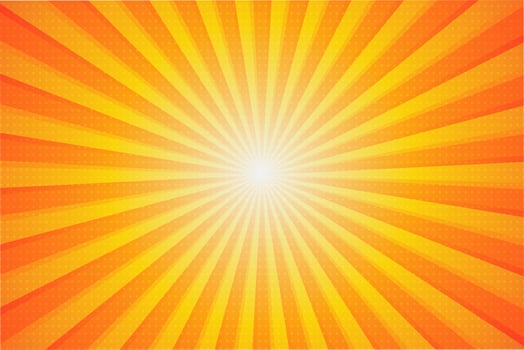Summer solar background vector