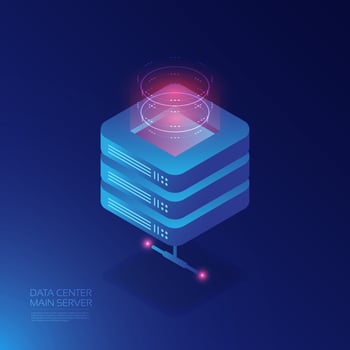 Gradient Isometric data server  vector