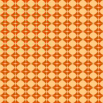 Orange and Yellow Geometric Diamond Seamless Pattern vector