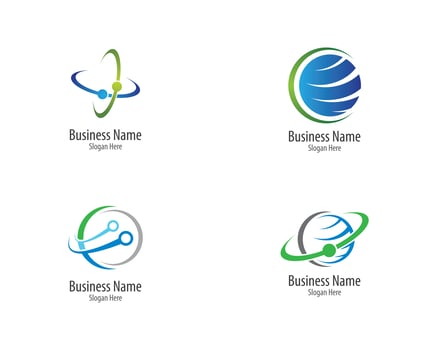 Global icon set vector