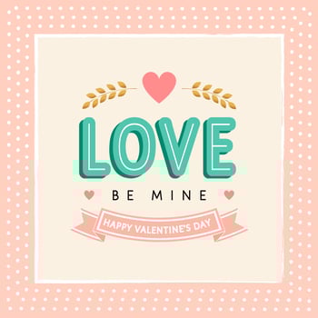 Valentines Day Love Background vector