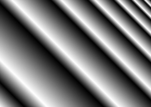 Monochrome halftone dot line vector