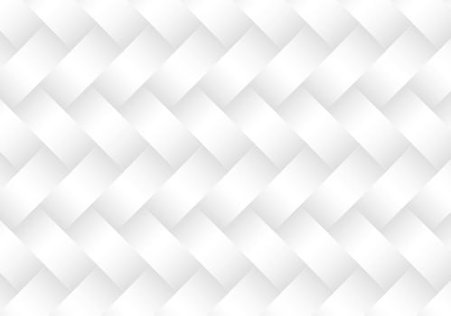 Modern White Basket Weave Pattern vector