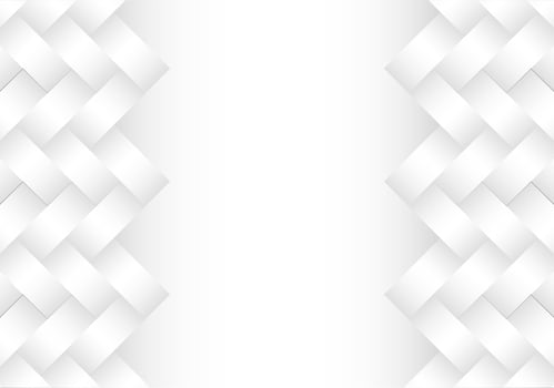 White Basket Weave Border Background vector