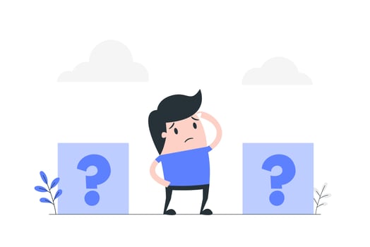 Making decision concept  vector