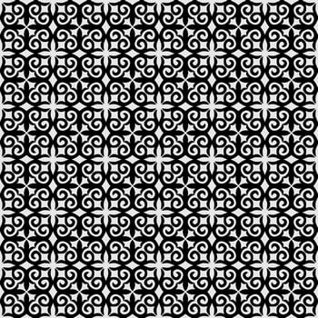 Cute floral abstract geometric leaf pattern  vector