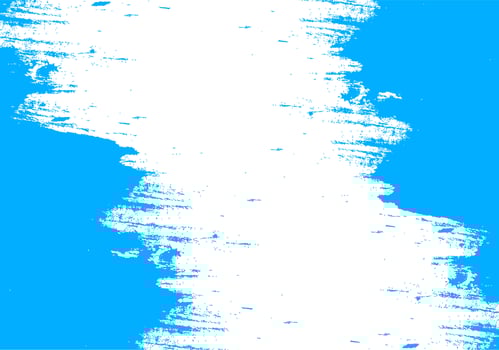 Blue Grungy Brush Stroking in from Each Side vector