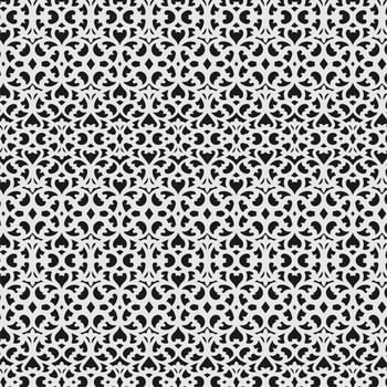 Interlocking filigree seamless pattern vector