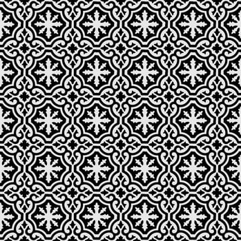 Ornamental foliage seamless pattern vector