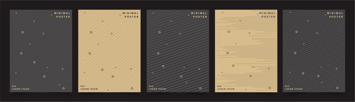 Premium cover menu design geometric background vector