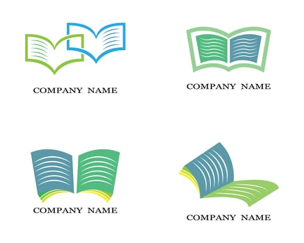 Book Logo Set  vector