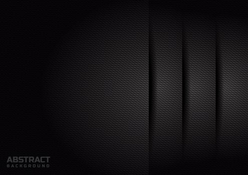 Black Layered Background with Diamond Pattern vector