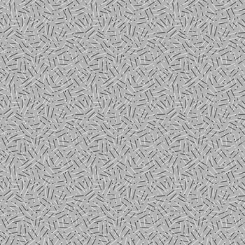 Black and white dots and lines seamless pattern vector