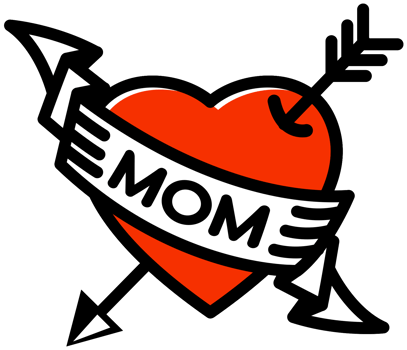 Heart mom tattoo png