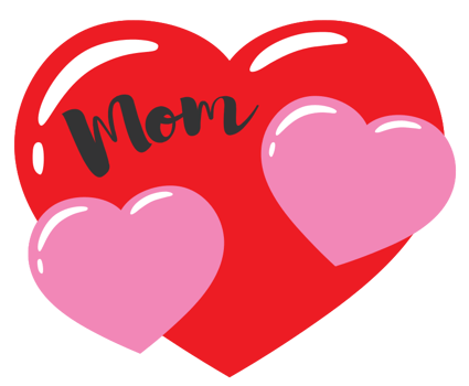 Heart mom tattoo png