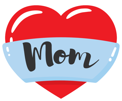 Heart mom tattoo png