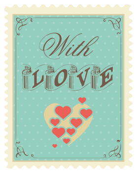 Love poster typography png