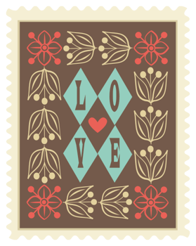 Love poster typography png