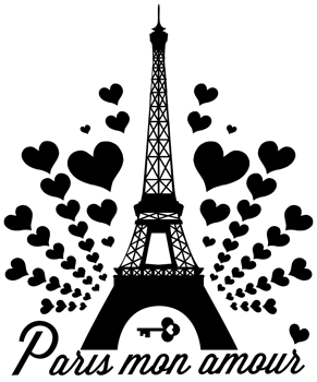Love in paris png