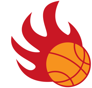 Basketball on fire png