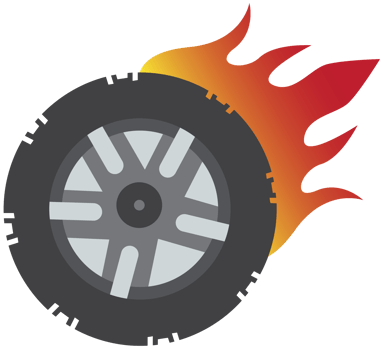 Burnout wheel png