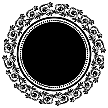 Decoration frame circle png