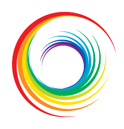 Rainbow swirl png