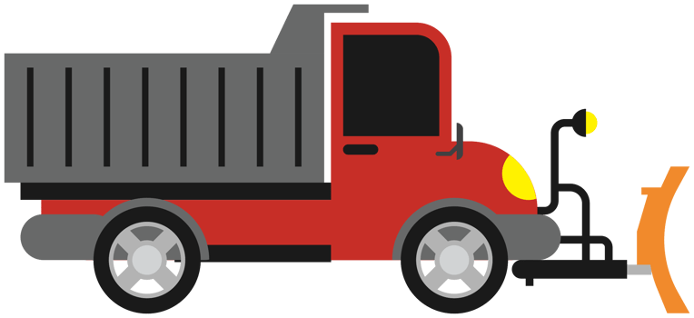 snow plow truck png