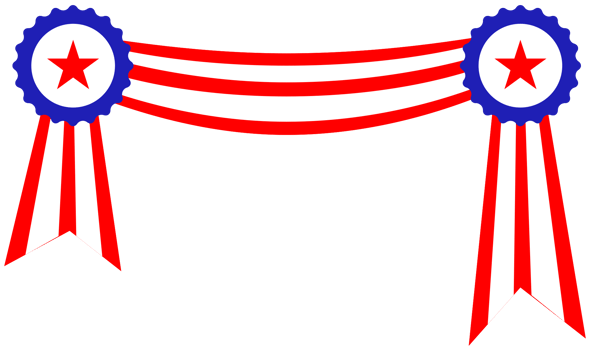 President's day ribbon png