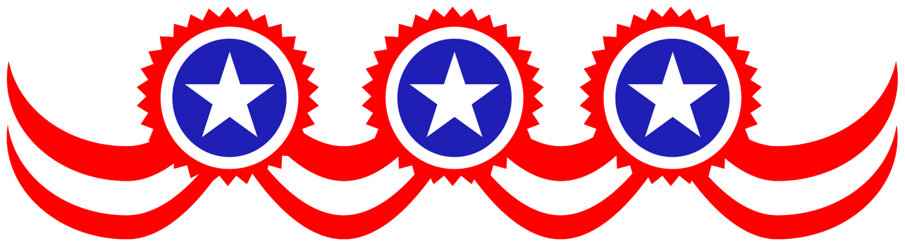 President's day ribbon png