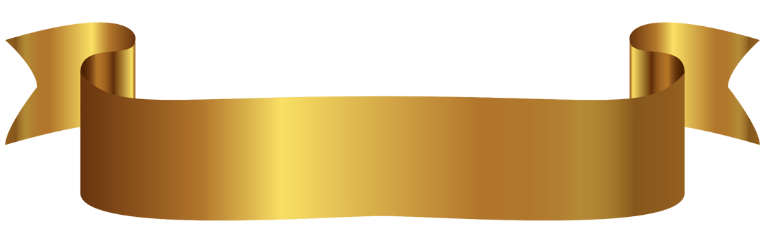 Gold ribbon png