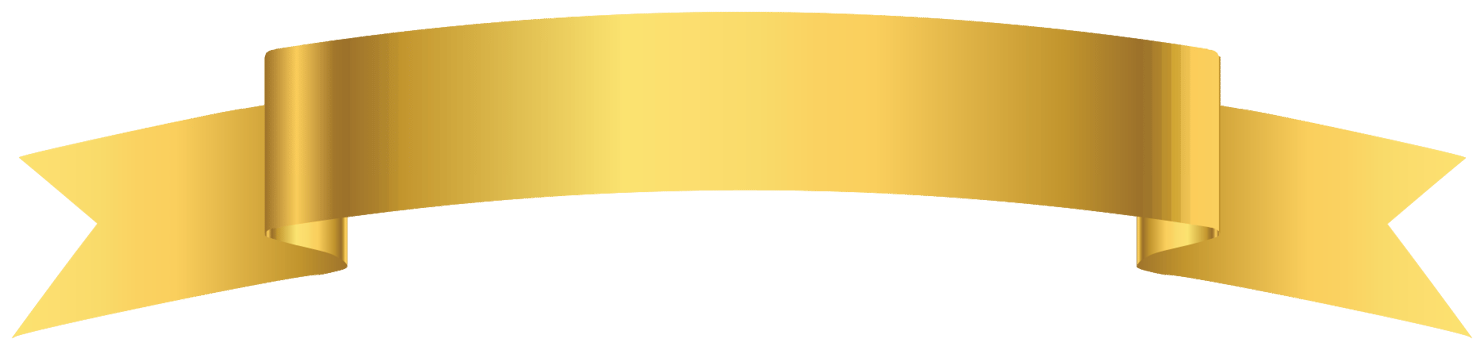 Golden ribbon png