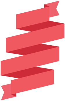 Folded ribbon png