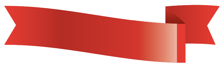 Glossy red banner png
