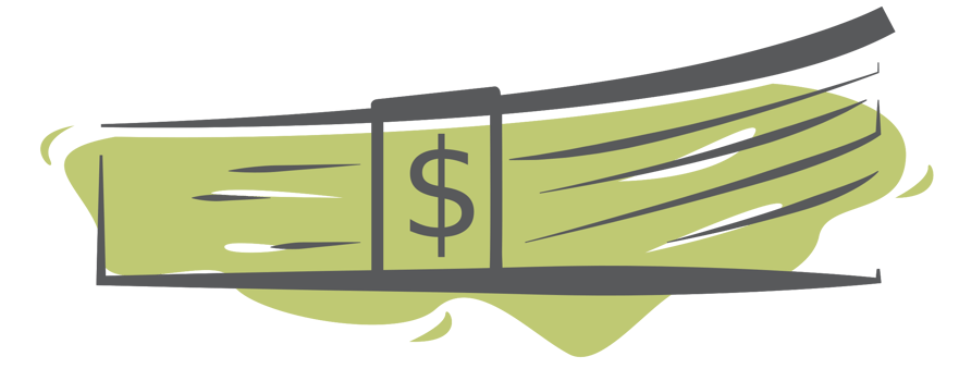 100 dollars hand drawing png