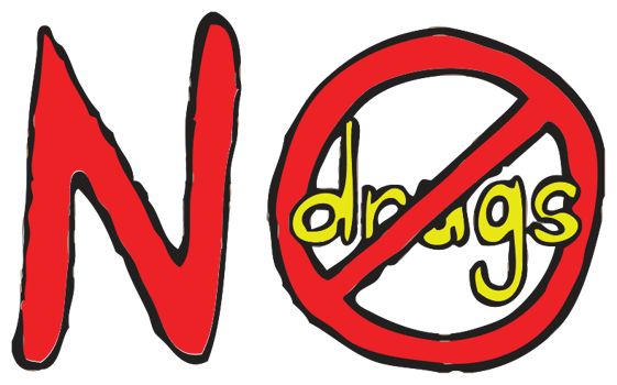 No drugs hand drawn png
