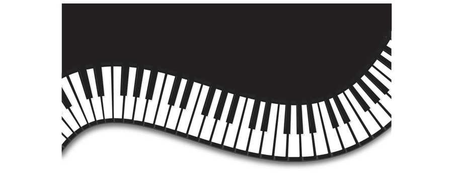Wavy piano background png