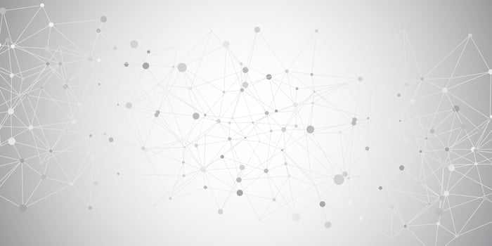 Connecting lines and dots  vector