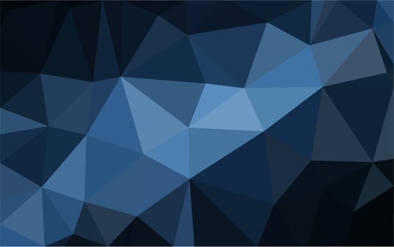 Blue polygonal background vector
