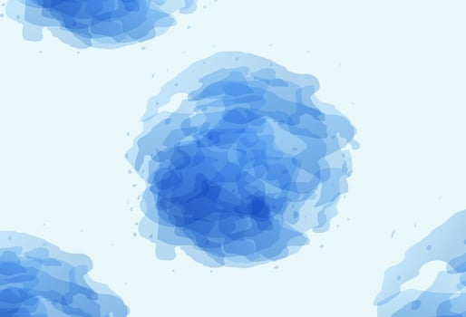 Pastel blue water colour background vector