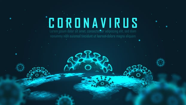 Virus global pandemic outbreak design vector