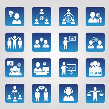 Business Icons Collection Set vector