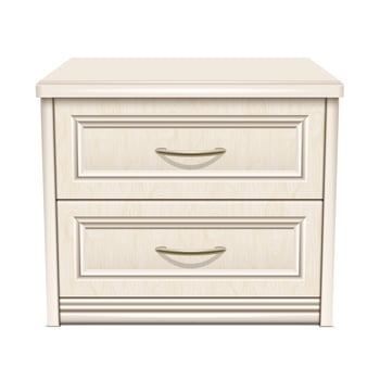 White Bedside Table vector