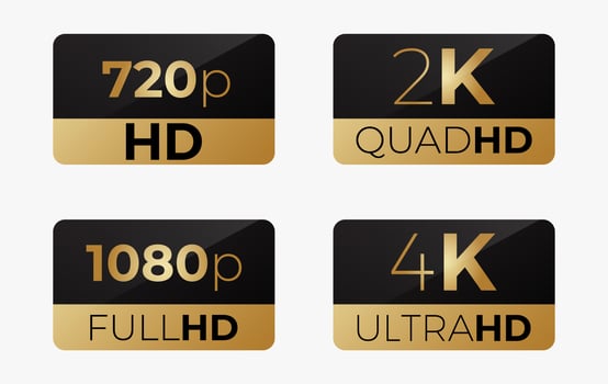 HD Tag Icon Set vector
