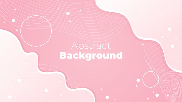 Abstract Pink Fluid Design vector