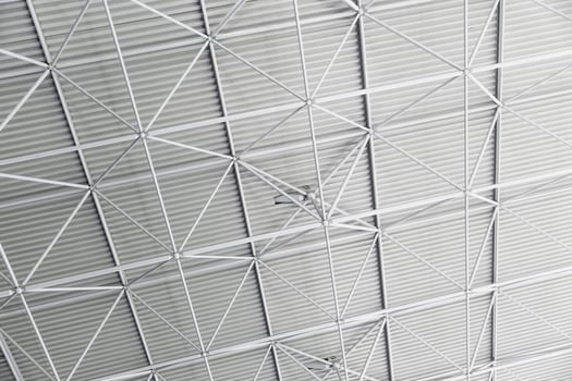 Grey steel roof ceiling photo