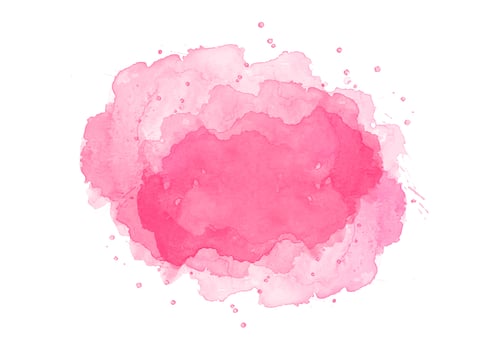 Abstract pink splash watercolor  vector