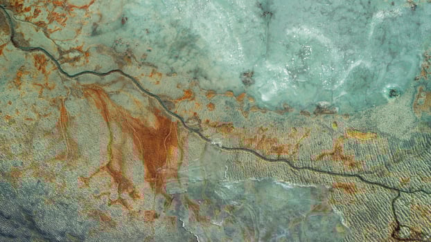 Aerial view of Earth photo